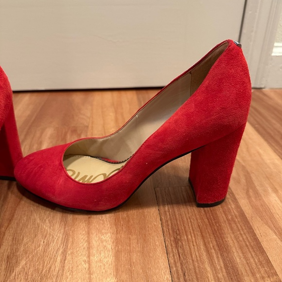 Ruby Red Heels Sam Edelman - Picture 3 of 5